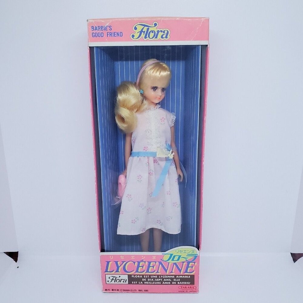 VTG Takara Barbie Friend FLORA Original box - NRFB (Early 80's) Japan Exclusive